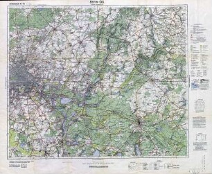 Reichskarte: Einheitsblatt 65 Berlin -Ost