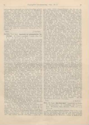 89-90 [Rezension] Eucken, Rudolf, Geschichte der philosophischen Terminologie. Im Umriß dargestellt