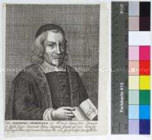 Porträt des Theologen und Schriftstellers Joachim Lütkemann