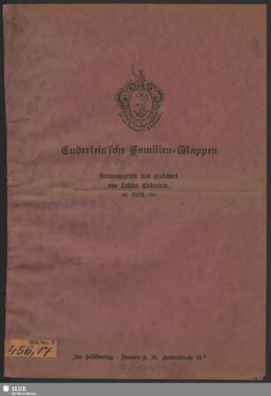 Enderlein'sche Familien-Wappen