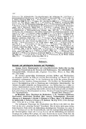 Normale und pathologische Anatomie und Physiologie