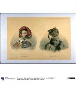 Serassaner-Mütze und Croaten Lager-Mütze