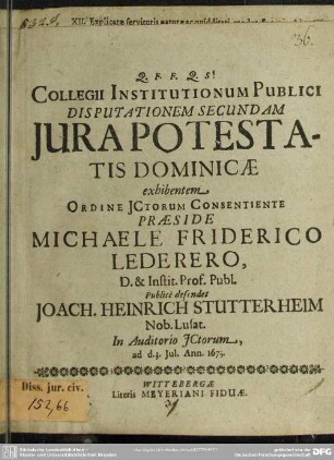 Jura potestatis dominicae