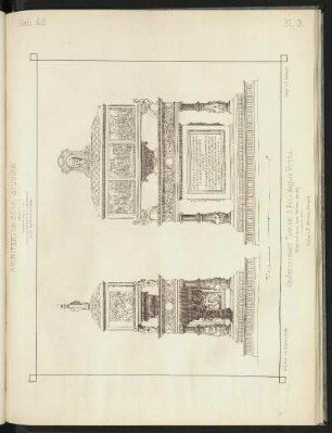 Grabmonument Turriani in San Fermo Maggiore in Verona. Ansichten