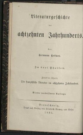 Geschichte der französischen Literatur im 18. Jh.