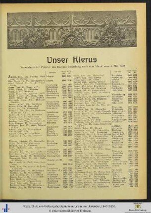 Unser Klerus.