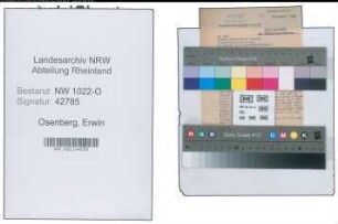 Entnazifizierung Erwin Osenberg , geb. 00.00.0000 ()
