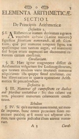 Elementa arithmaticæ.