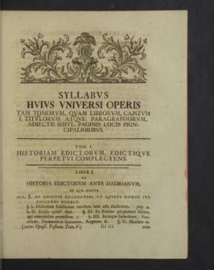 Syllabus huius universi operis