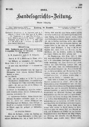 No. 52. 30. Dezember 1871