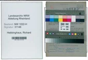 Entnazifizierung Richard Hebbinghaus , geb. 07.12.1889 (Landwirt)