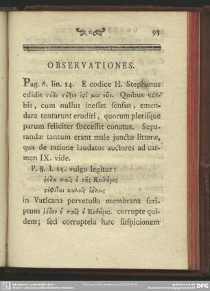 Observationes