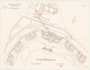 Offiziersheim Taunus, Falkenstein: Verbindungstunnel: Lageplan 1:500