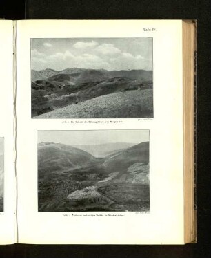 Tafel IV. Abb 2. Typisches breitsohliges Bachland im Muwissi-Gebirge.
