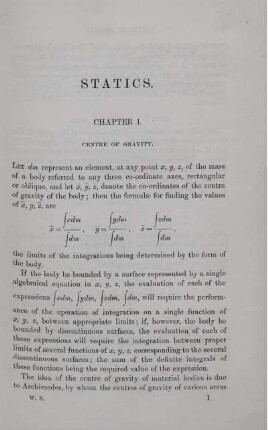Statics.
