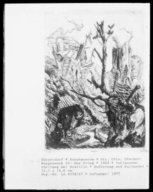 Mappenwerk IV: Der Krieg — Verlassene Stellung bei Neuville