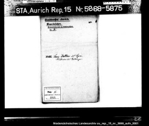 Hausierkonzessionen und -gesuche: Louis Walther aus Lyon, Kunstreiter und Seiltänzer