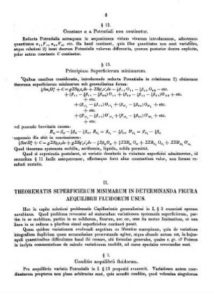§ 1. Conditio aequilibrii fluidorum.