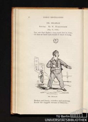 Mr. Braham. Sonnet. By W. Wordsworth. [May 11, 1833.]