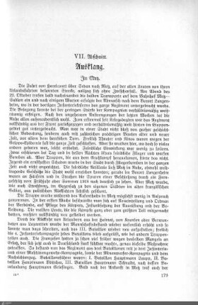 VII. Abschnitt: Ausklang.