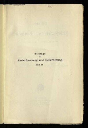 Das Jugendgericht in Plauen i. Vgtl.