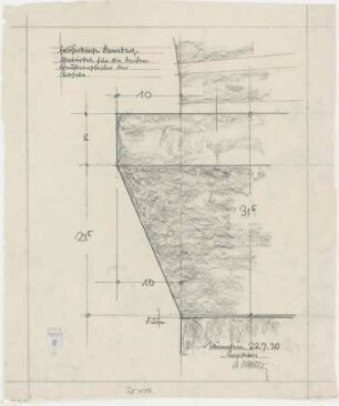 Bestelmeyer, German; Bamberg (Bayern); Ev. Erlöserkirche - Hausteinpfeiler der Vorhalle (Detail)