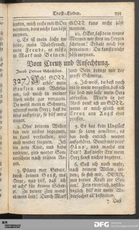 Vom Creutz und Anfechtung.