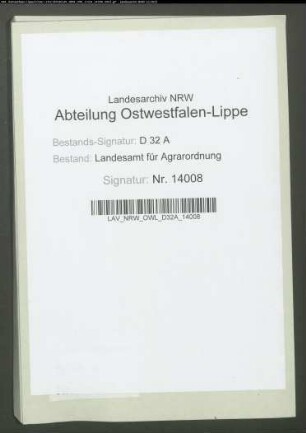Band 17: "Hauptakte, Bd. V"
