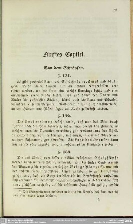 Fünftes Capitel. Von dem Schröpfen