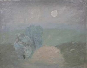 Kleine Landschaft mit Feldweg