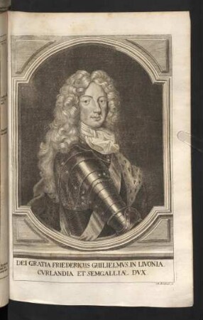 Dei Gratia Friedericus Guilielmus, in Livonia