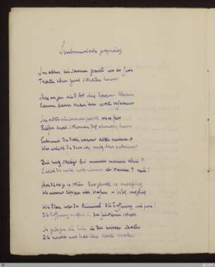 Sentimentales gespräch (Gefühlsames Zwiegespräch) : [SW XVI: keine Sigle]; [SW XVI, S. 16/142-143] / Paul Verlaine