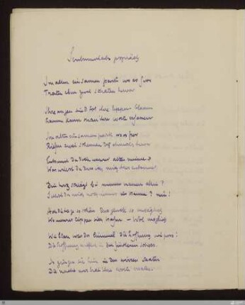 Sentimentales gespräch (Gefühlsames Zwiegespräch) : [SW XVI: keine Sigle]; [SW XVI, S. 16/142-143] / Paul Verlaine