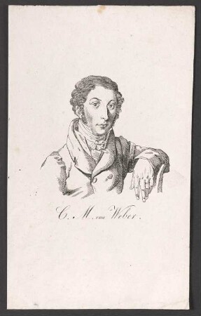 Porträt Carl Maria von Weber (1786-1826)