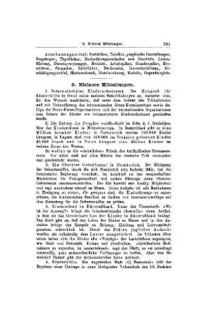 Kleinere Mitteilungen : [Mitteilungen]