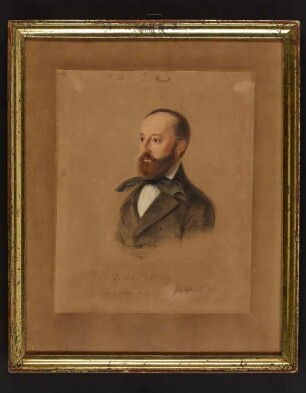 [Bildnis Gottfried Keller] : gezeichnet im Mai 1854