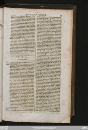 Caput XIII. De Consecratione.