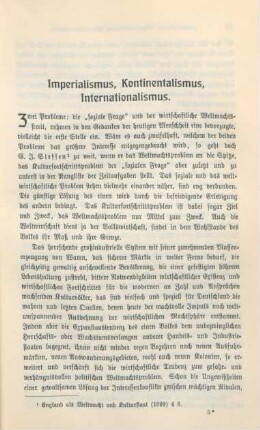 67-82 Imperialismus, Kontinentalismus, Internationalismus