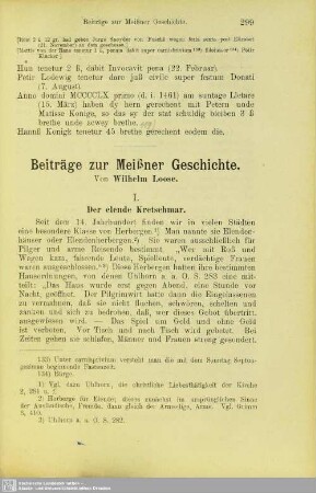Beiträge zur Meißner Geschichte