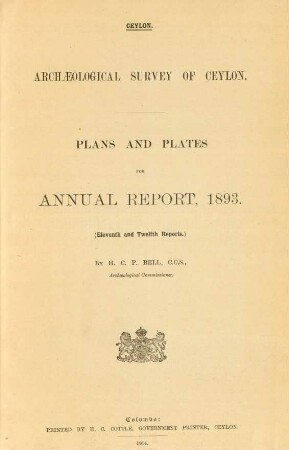 1893: Annual report