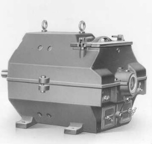 Gleichstrom-Kranmotor, vierpolig, im völlig geschlossenen Gehäuse (Bergmann Berlin) : Technikgeschichte | Elektrotechnik | Verbrauch elektrischer Energien | Elektromotoren