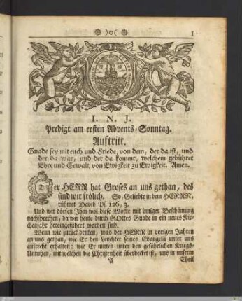 Predigten Advent, Weihnachten, Neujahr (Predigt 1-10)