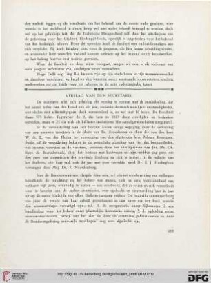 2.Ser. 11.1918: Verslag van den secretaris