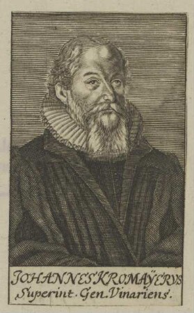 Bildnis des Johannes Kromayerus