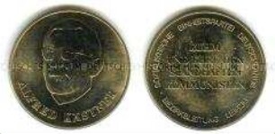 Medaille der Sozialistischen Einheitspartei Deutschlands auf Alfred Kästner