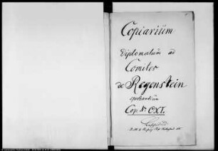 Copiale comitum Regensteinensium