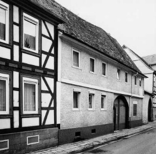 Fachwerkwohnhaus; Babenhausen, Schloßgasse 23