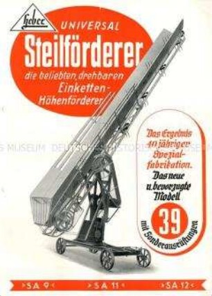 Universal-Steilförderer Modell 39