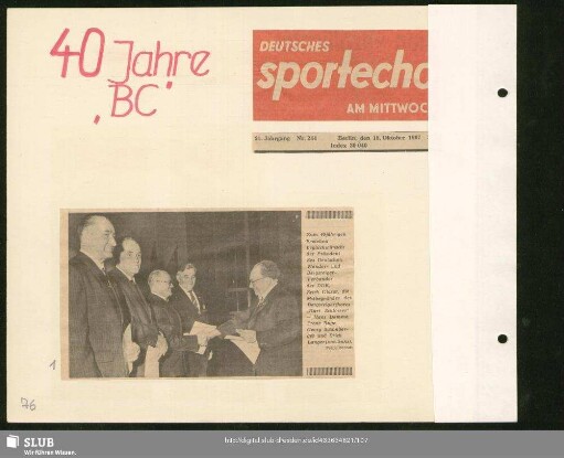 40 Jahre Bergsteigerchor "Kurt Schlosser"