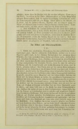 21. Zur Sitten- und Litteraturgeschichte